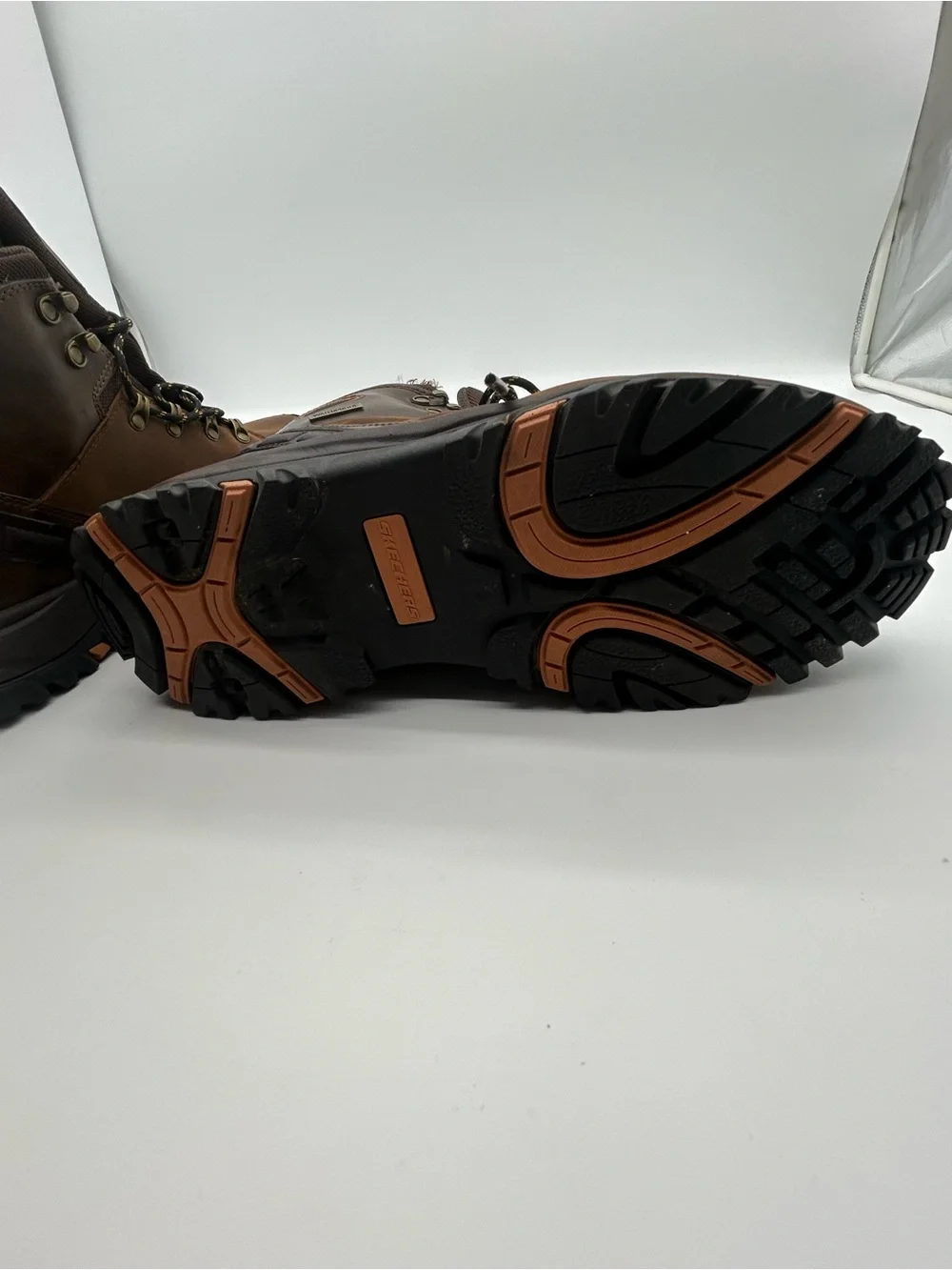 Skechers Men's Relment Traven Brown Lace-Up Outdoor Boots size 11.5